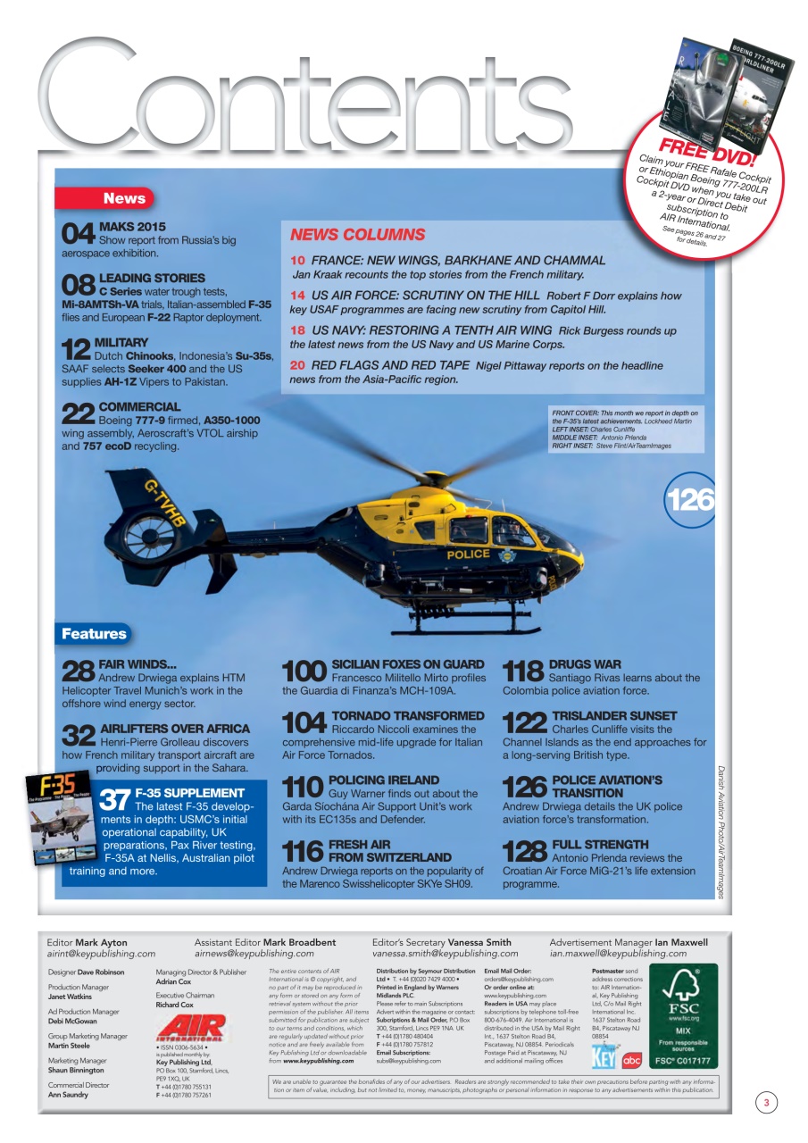 AIR International Preview Pages