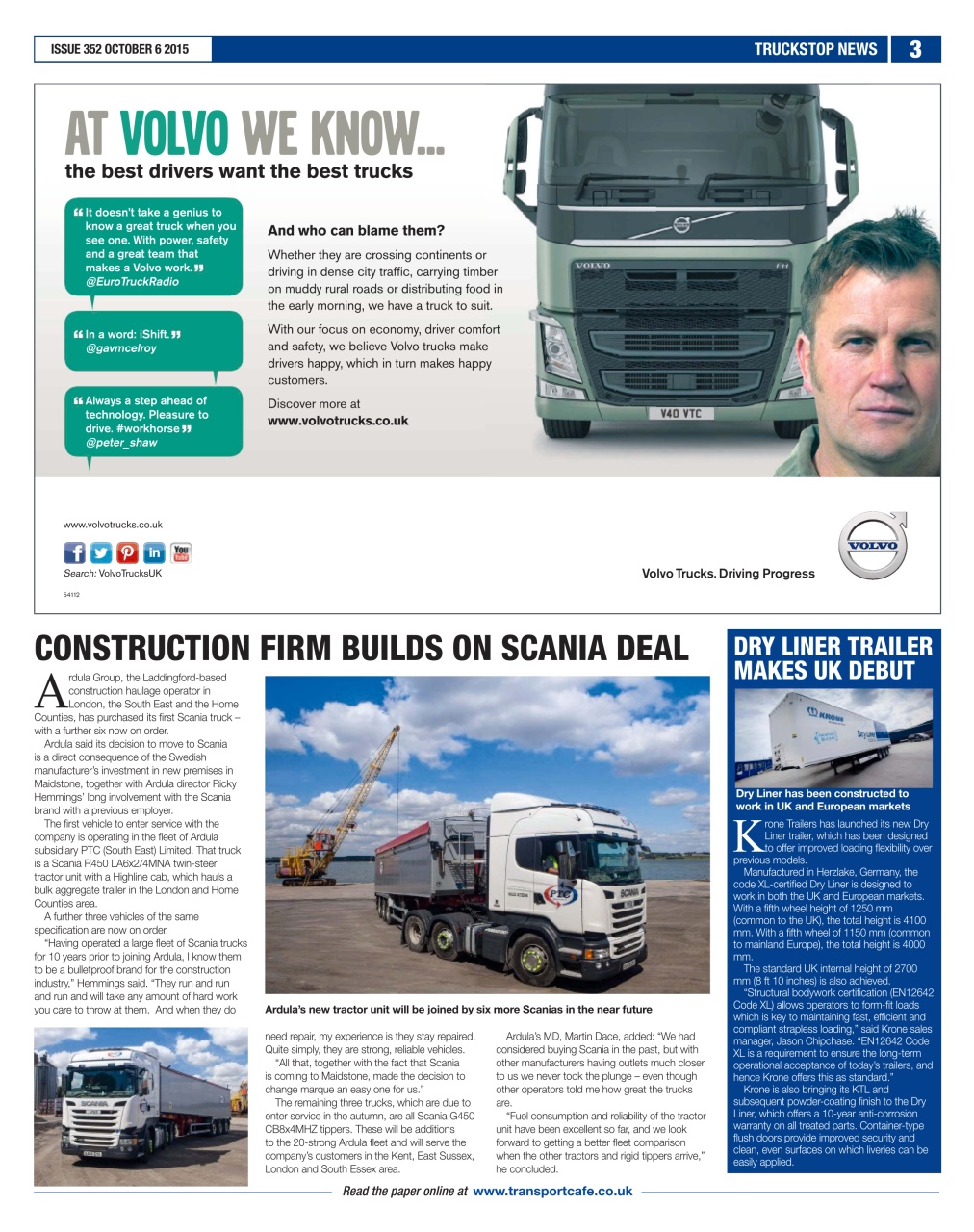 Truckstop News Preview Pages