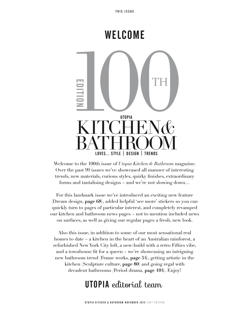 Utopia Kitchen & Bathroom Preview Pages