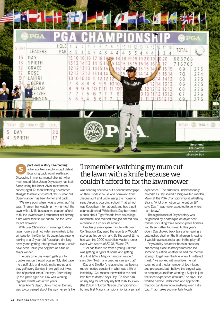Today's Golfer Preview Pages