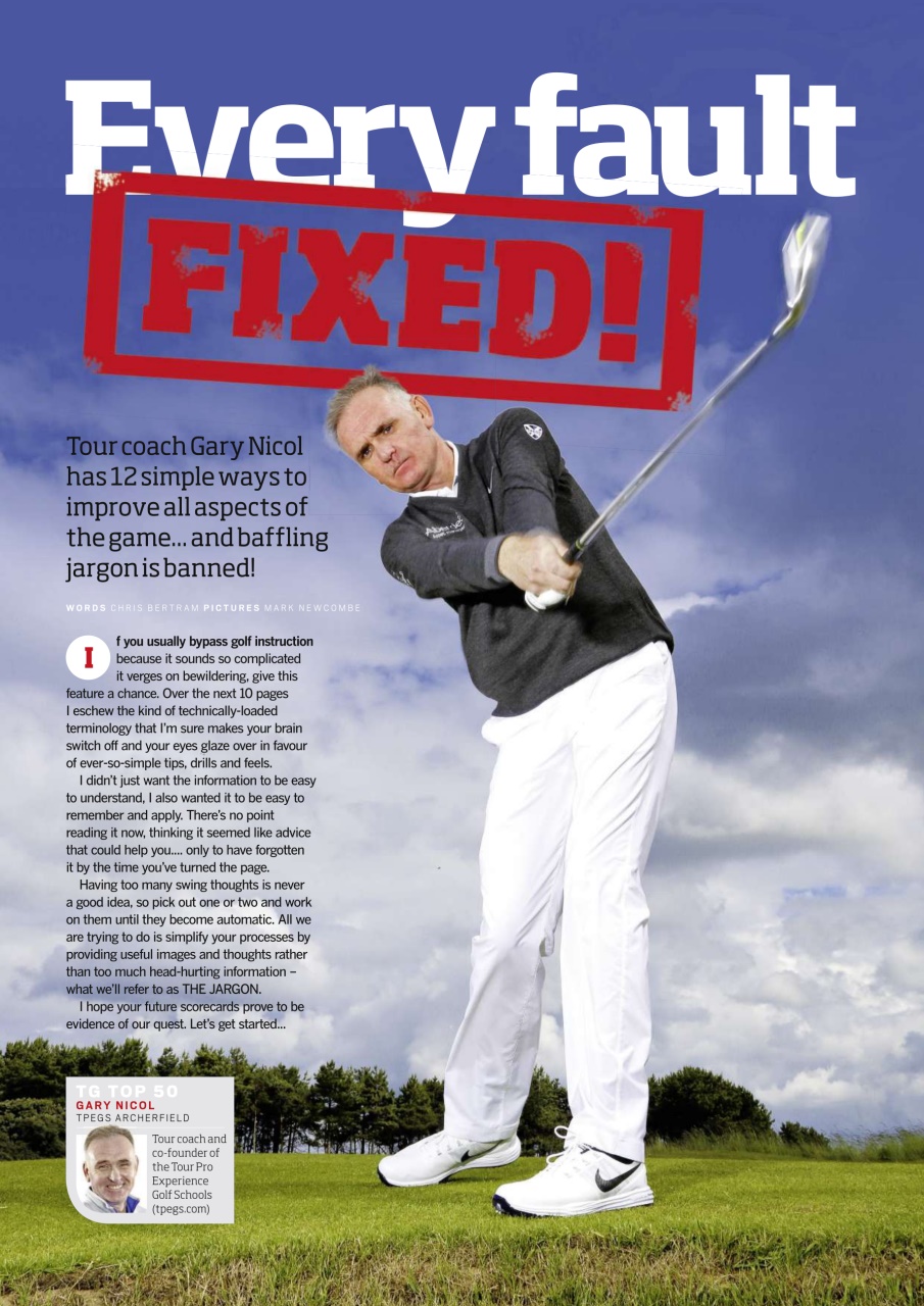 Today's Golfer Preview Pages