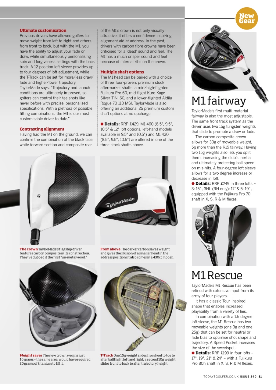 Today's Golfer Preview Pages