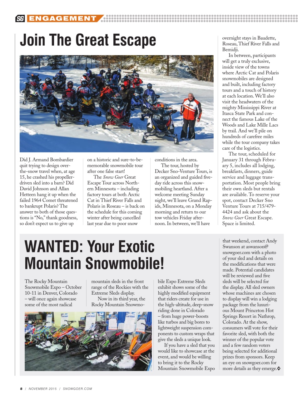 SnowGoer Preview Pages