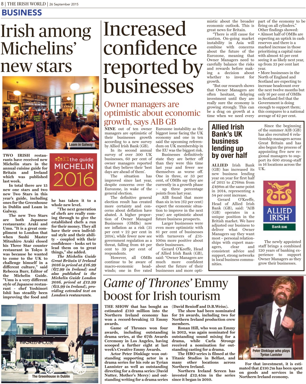 Irish World Preview Pages