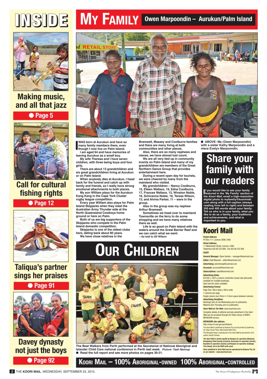 Koori Mail Preview Pages