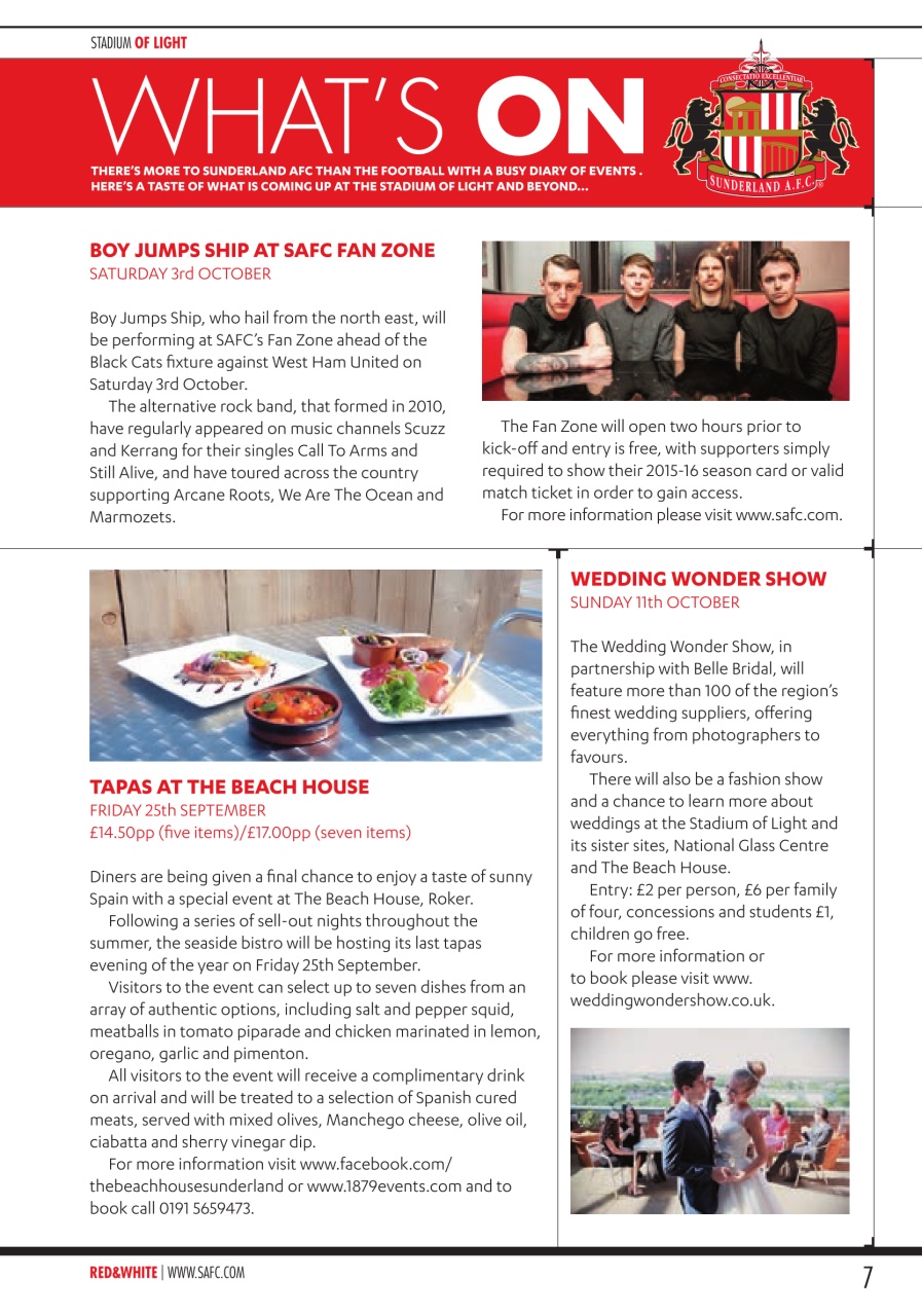 Sunderland FC Preview Pages