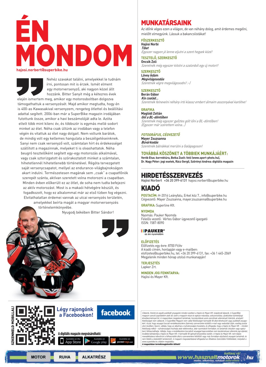 SuperBike Hungary Preview Pages