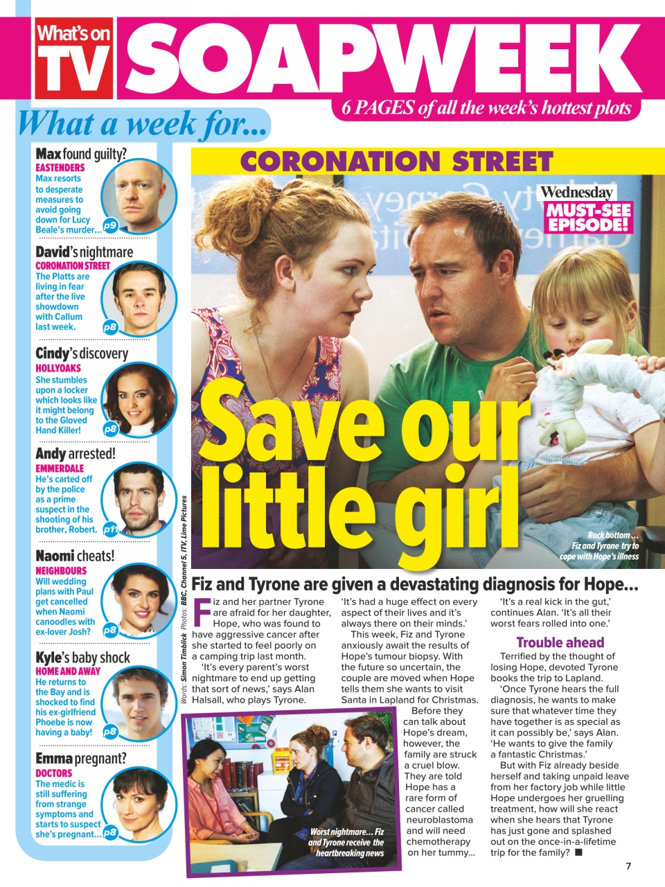What's on TV Preview Pages