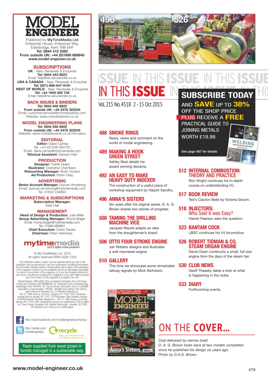 Model Engineer Preview Pages