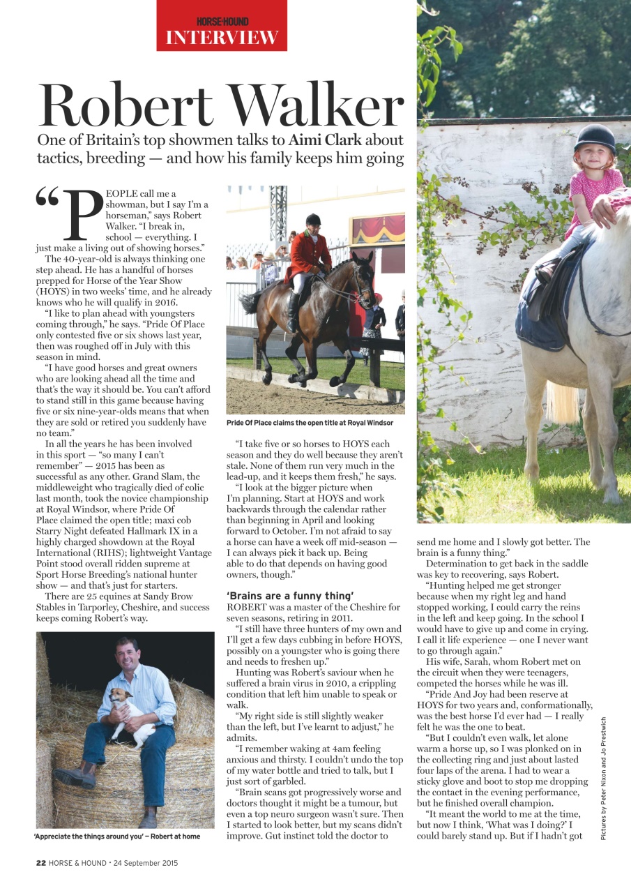 Horse & Hound Preview Pages