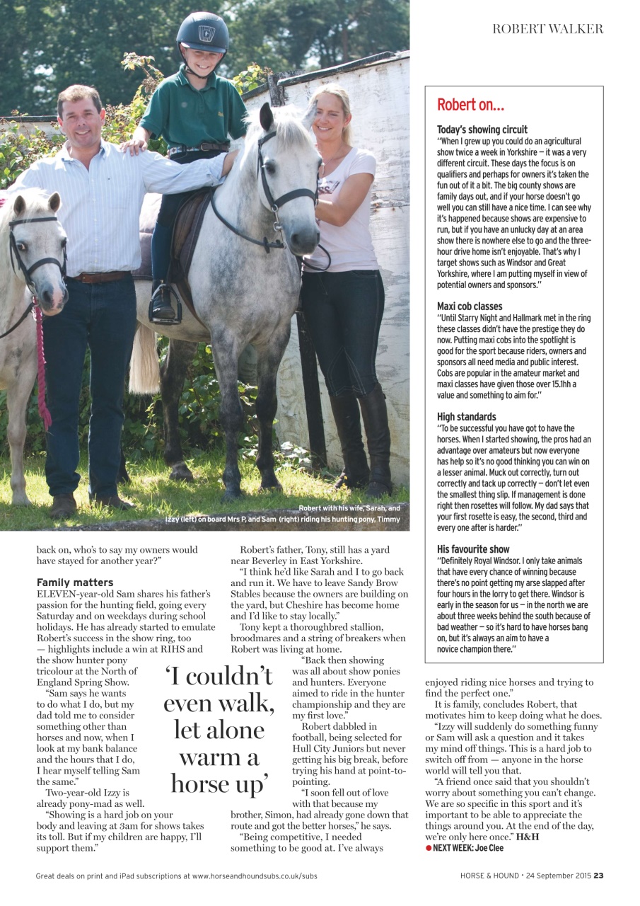 Horse & Hound Preview Pages