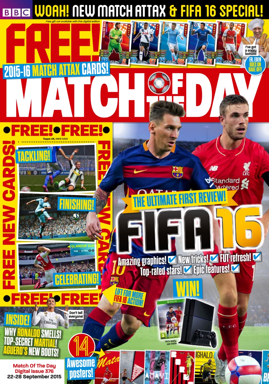 Match of the Day Preview Pages