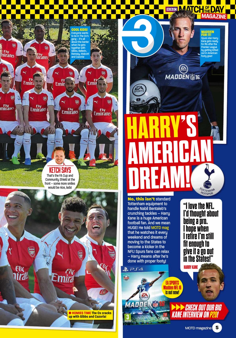 Match of the Day Preview Pages