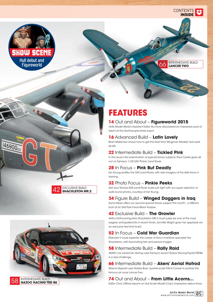 Airfix Model World Preview Pages