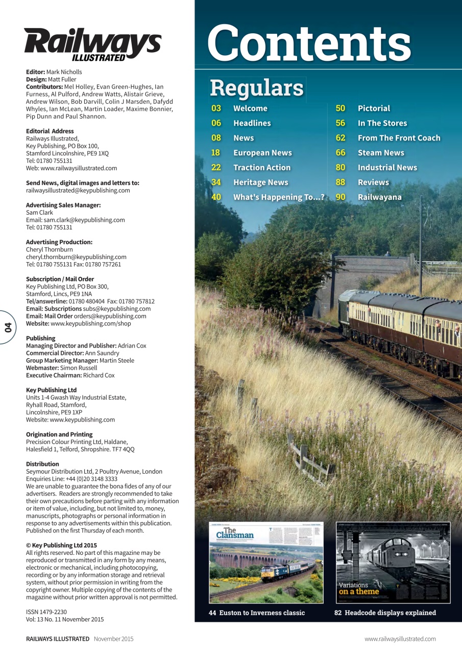 Railways Illustrated Preview Pages