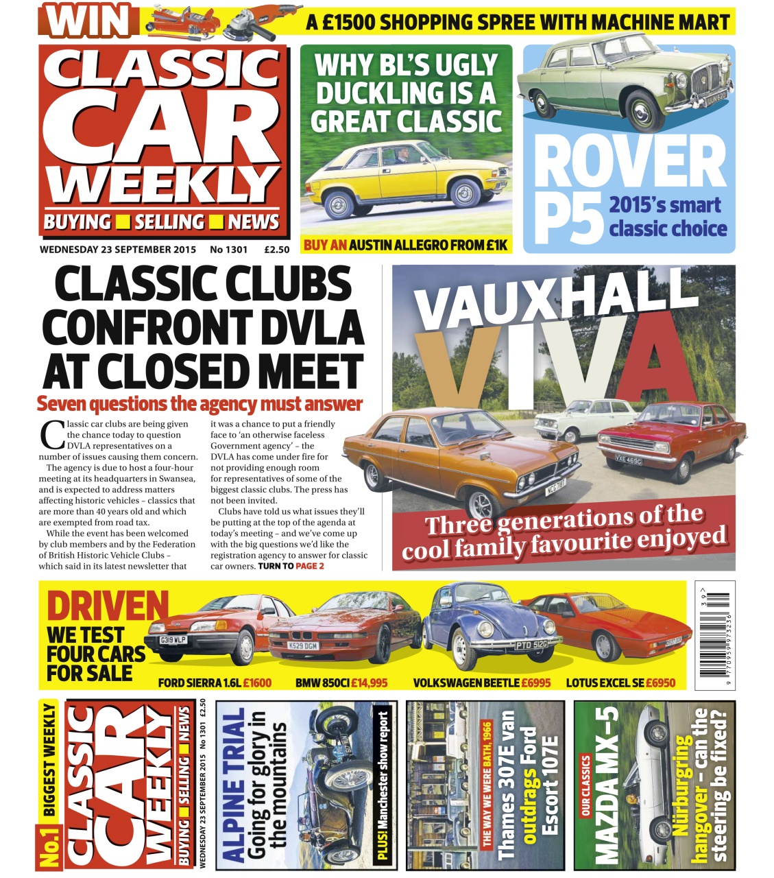 Classic Car Weekly Preview Pages