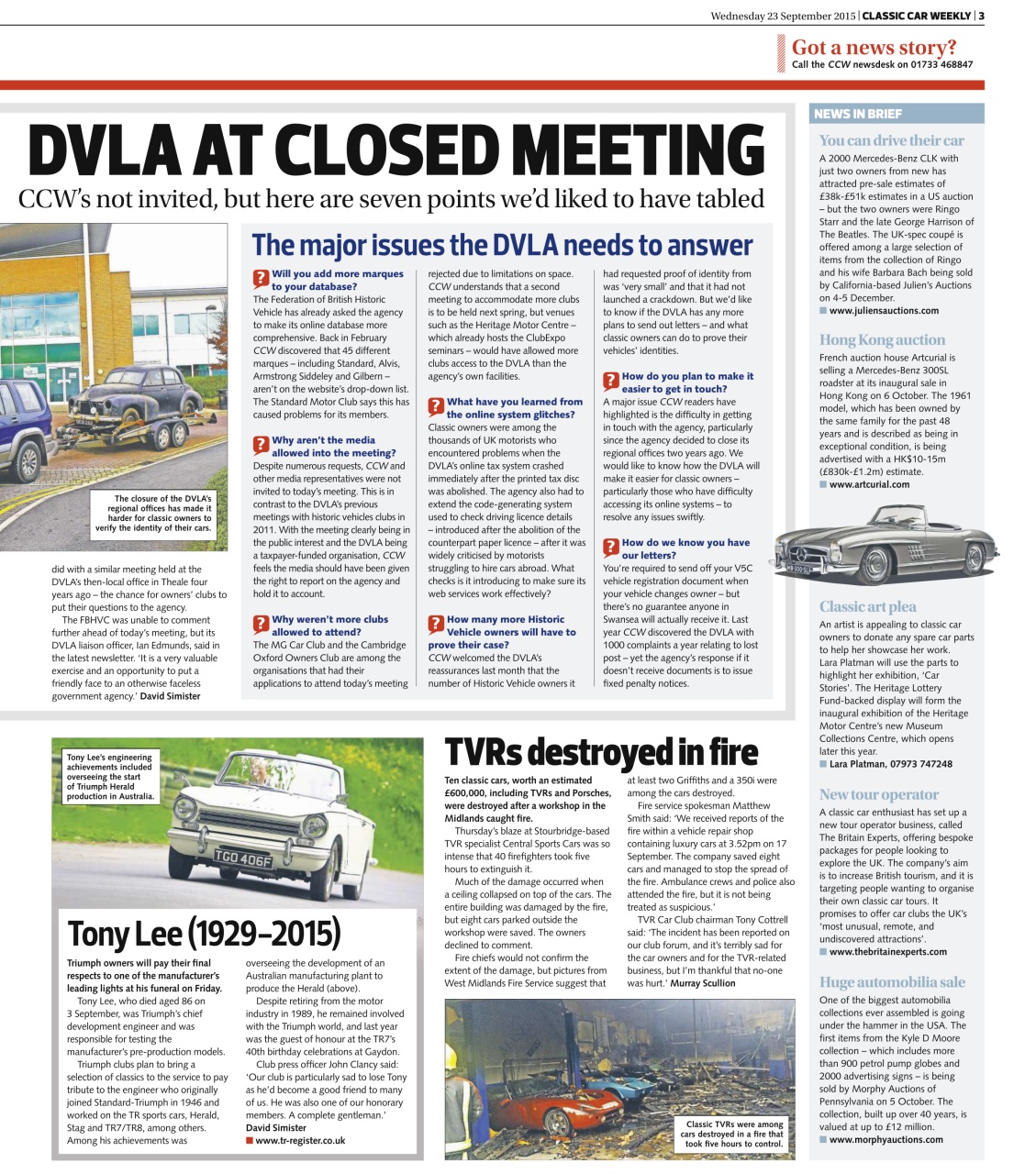 Classic Car Weekly Preview Pages