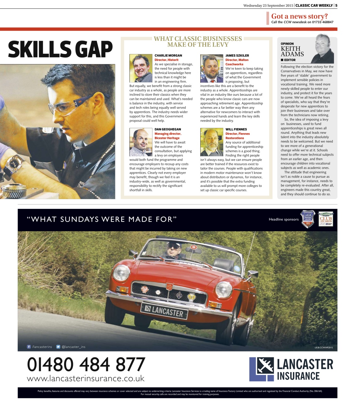 Classic Car Weekly Preview Pages