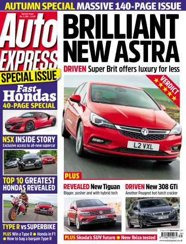 Auto Express issue September 23. 2015