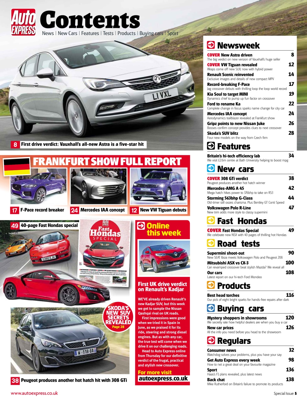 Auto Express Preview Pages