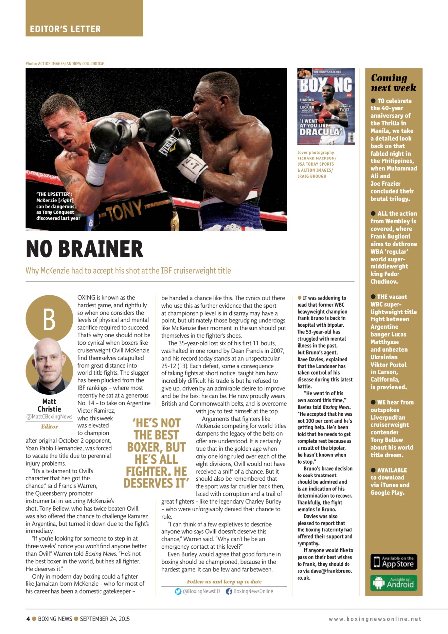 Boxing News Preview Pages