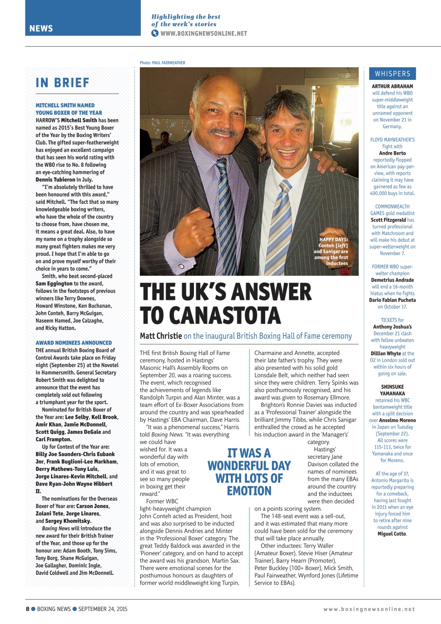 Boxing News Preview Pages