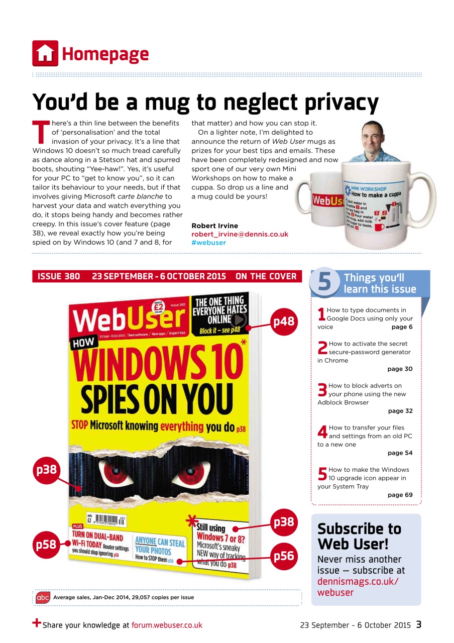 Webuser Preview Pages