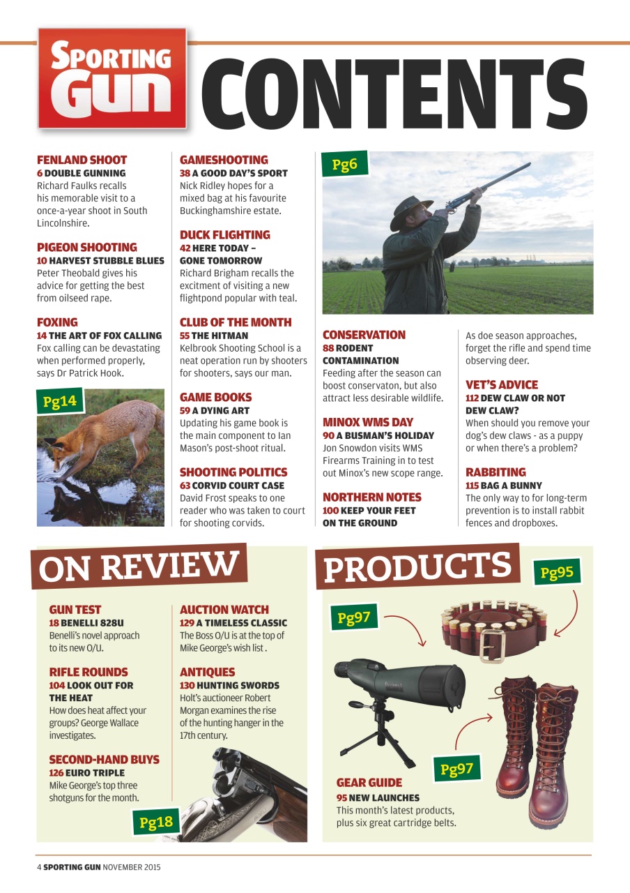 Sporting Gun Preview Pages