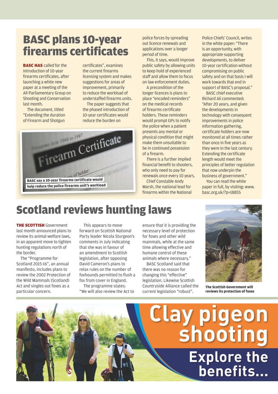 Sporting Gun Preview Pages