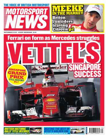 Motorsport News issue 23rd September 2015