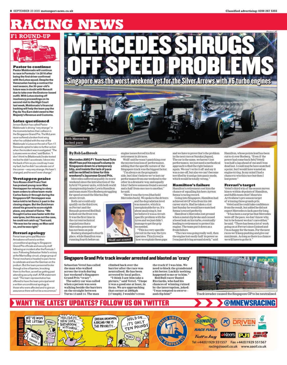 Motorsport News Preview Pages