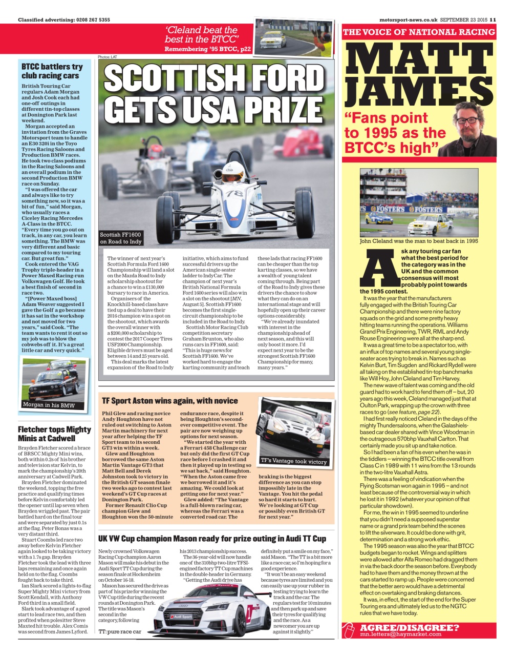 Motorsport News Preview Pages