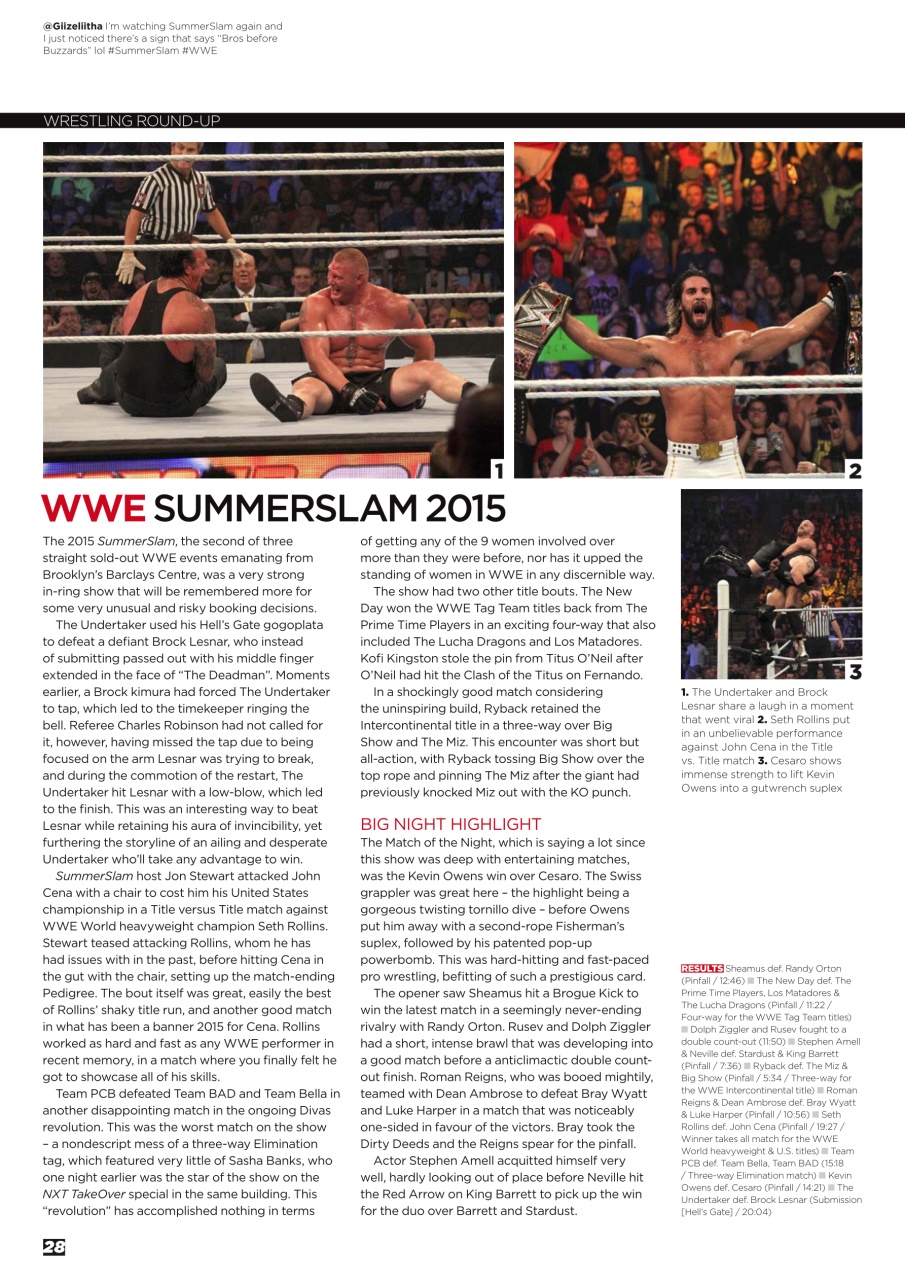 Wrestletalk Magazine Preview Pages
