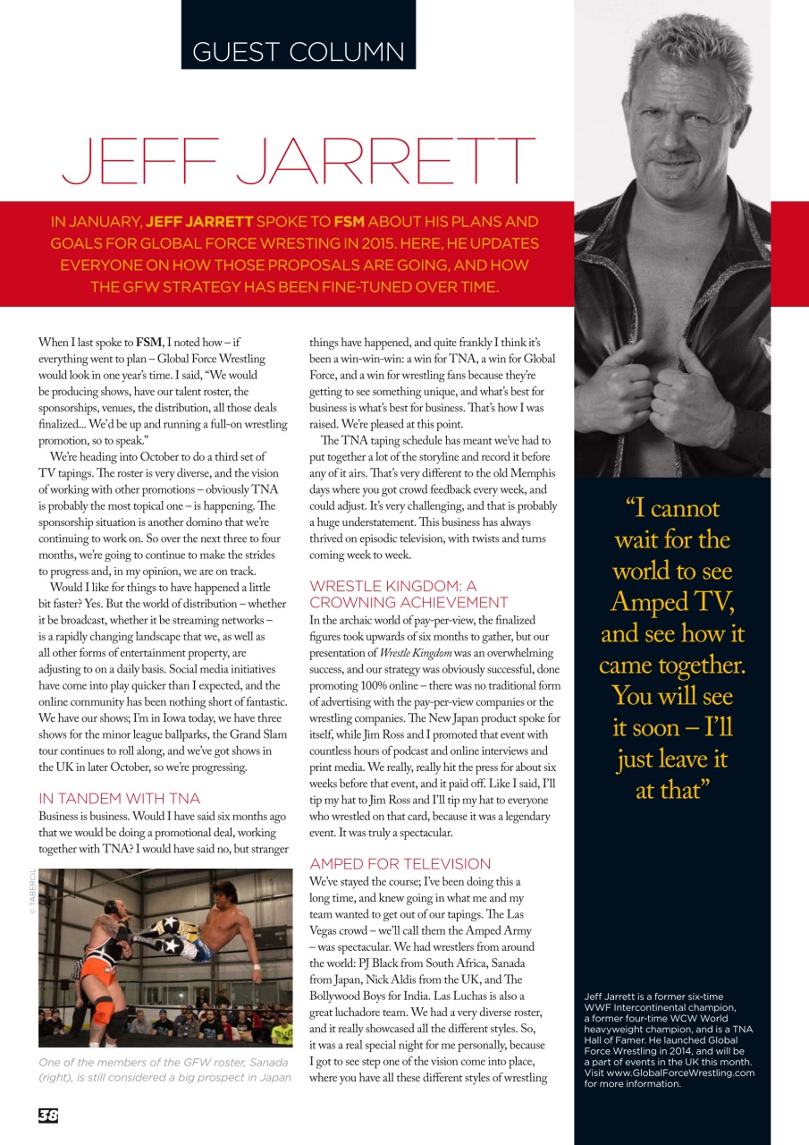 Wrestletalk Magazine Preview Pages