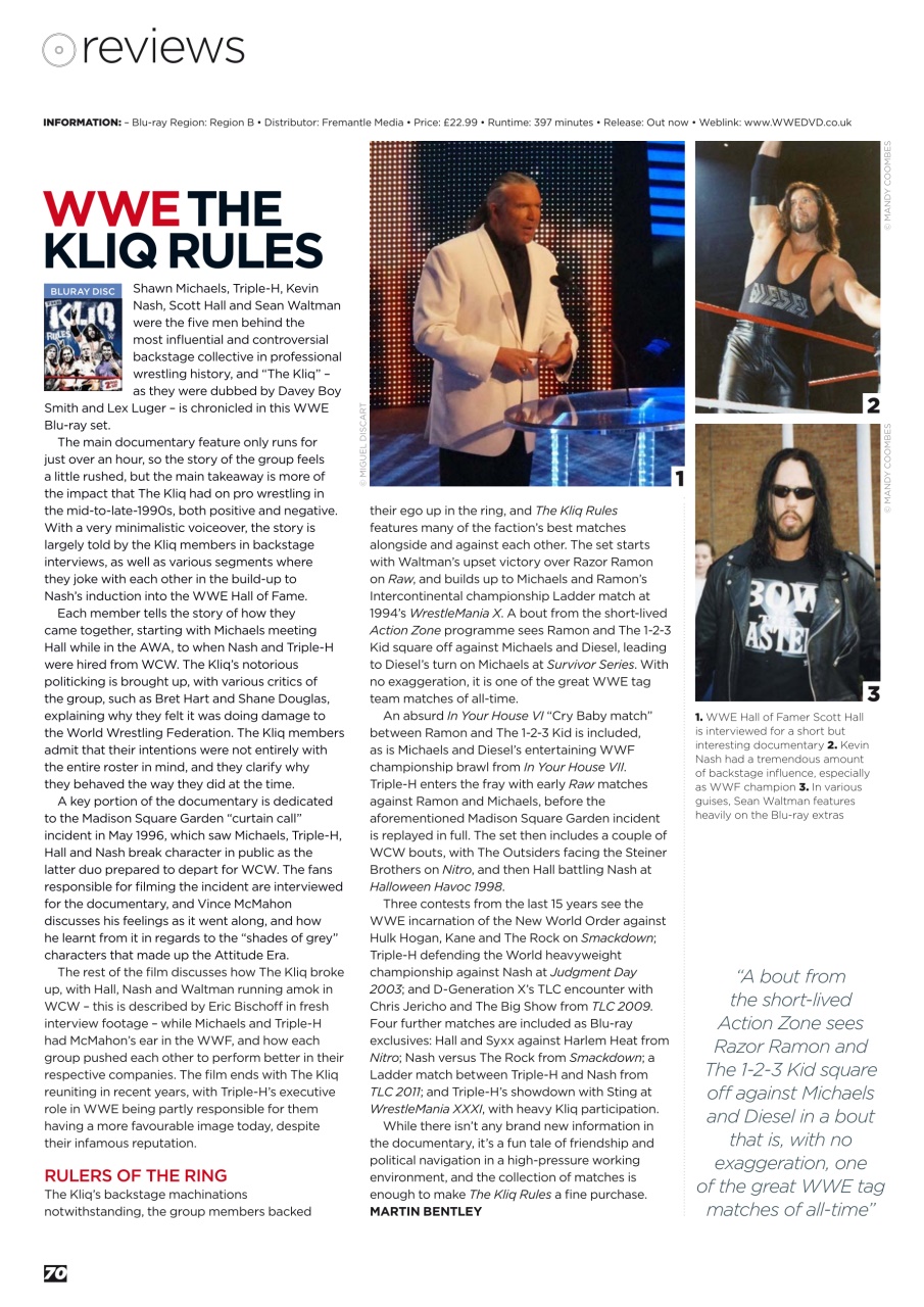 Wrestletalk Magazine Preview Pages