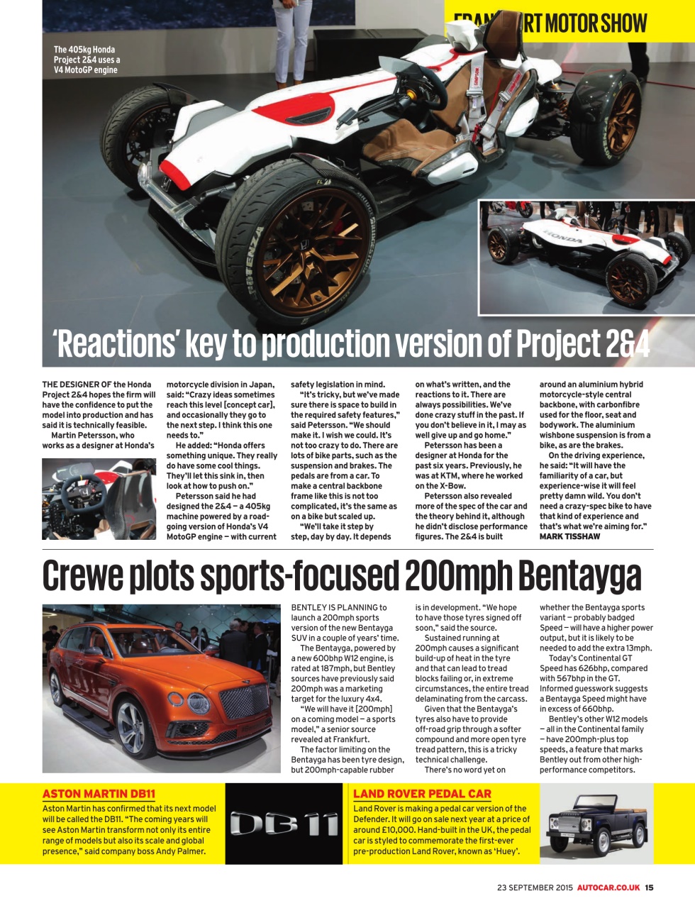 Autocar Preview Pages