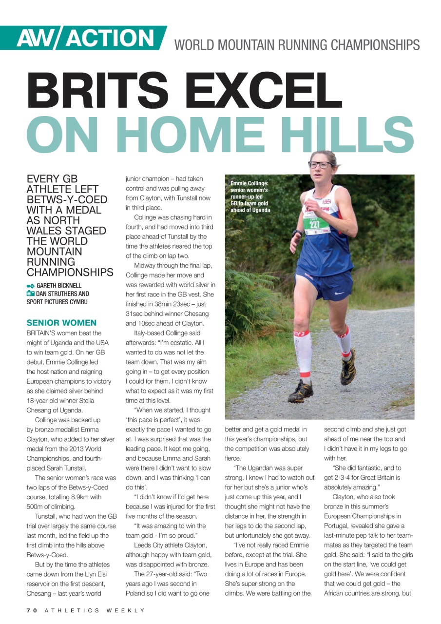 AW – Athletics Weekly Magazine Preview Pages