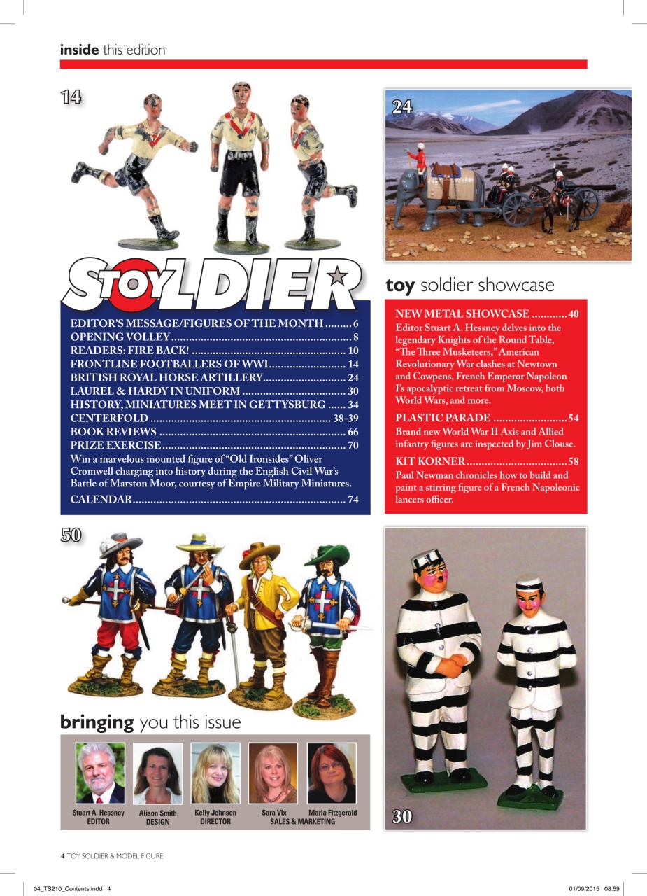 Toy Soldier & Model Figure Preview Pages