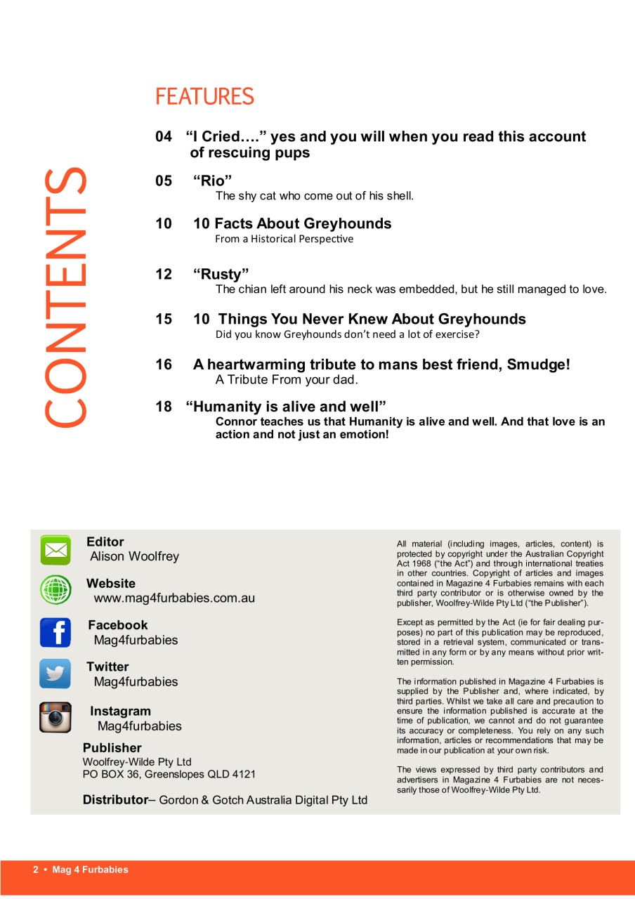Mag 4 Furbabies Preview Pages
