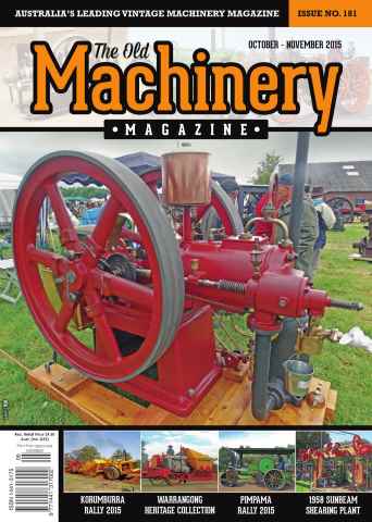 The Old Machinery Magazine issue October November