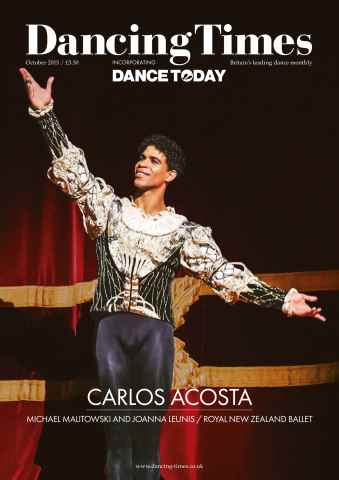 Dancing Times issue October 2015