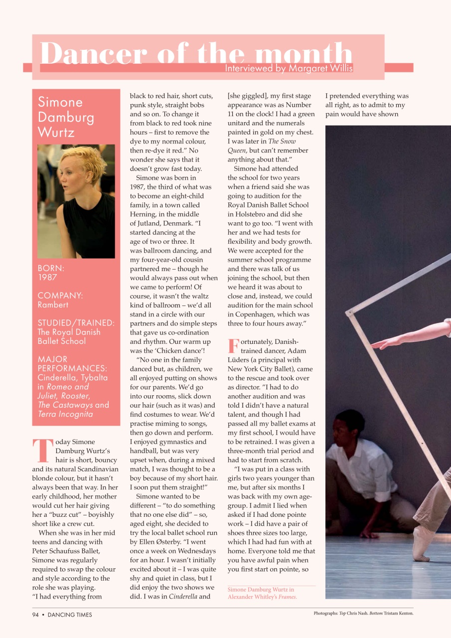 Dancing Times Preview Pages