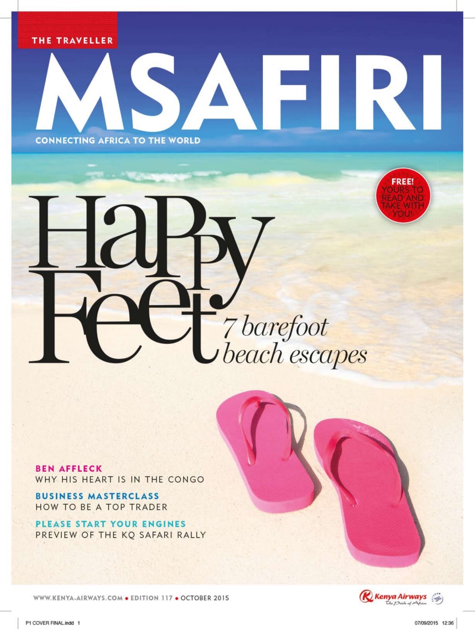 MSAFIRI – Kenya Airways Inflight Preview Pages