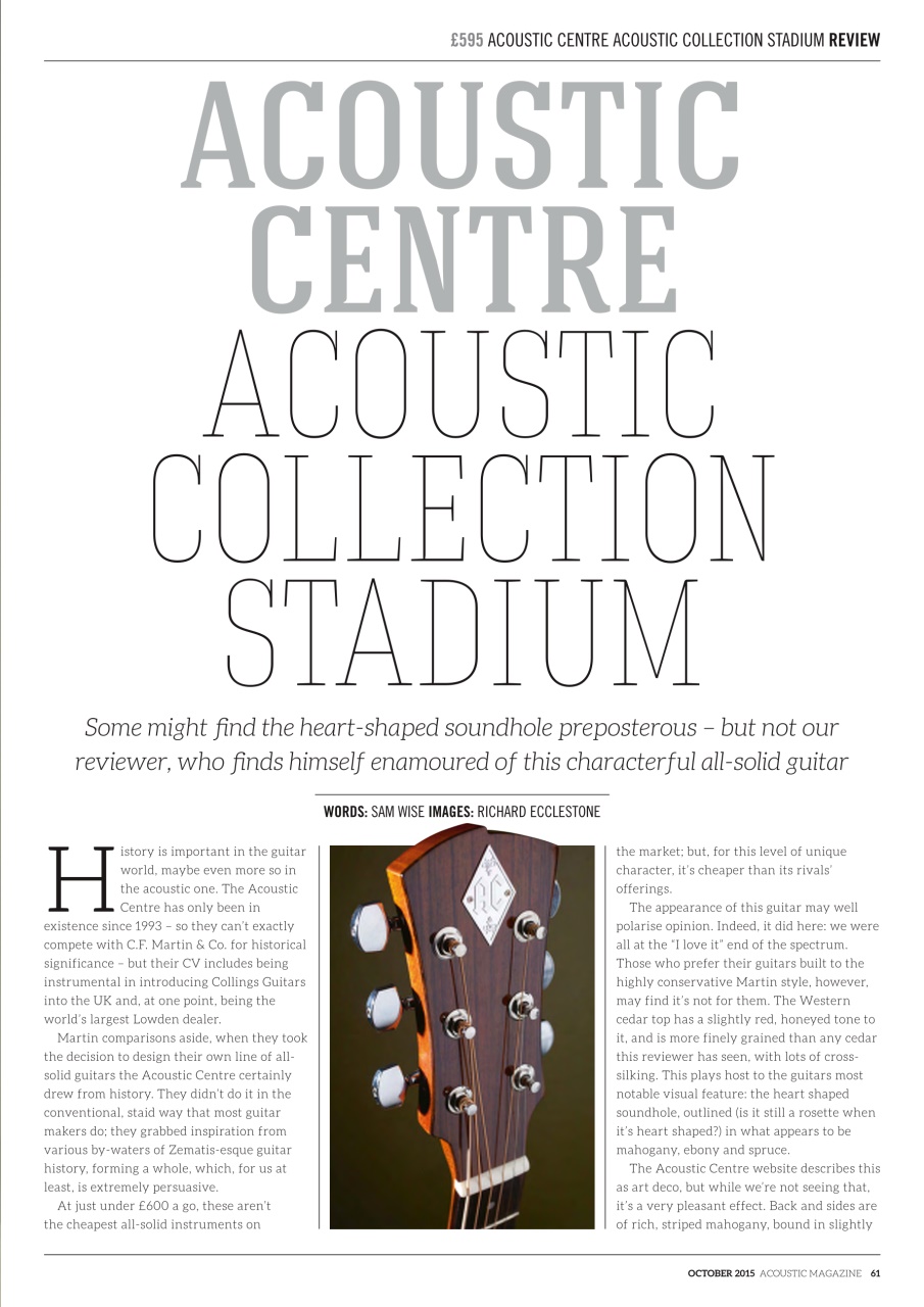 Acoustic Preview Pages