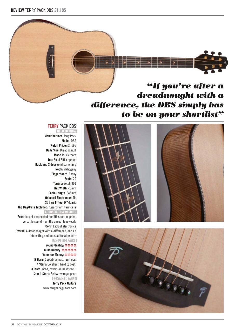 Acoustic Preview Pages