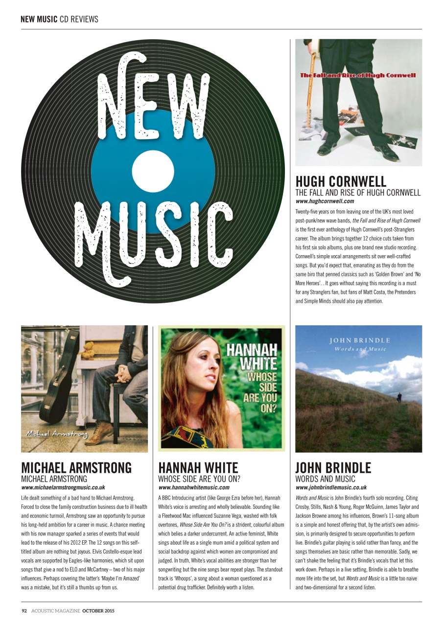 Acoustic Preview Pages