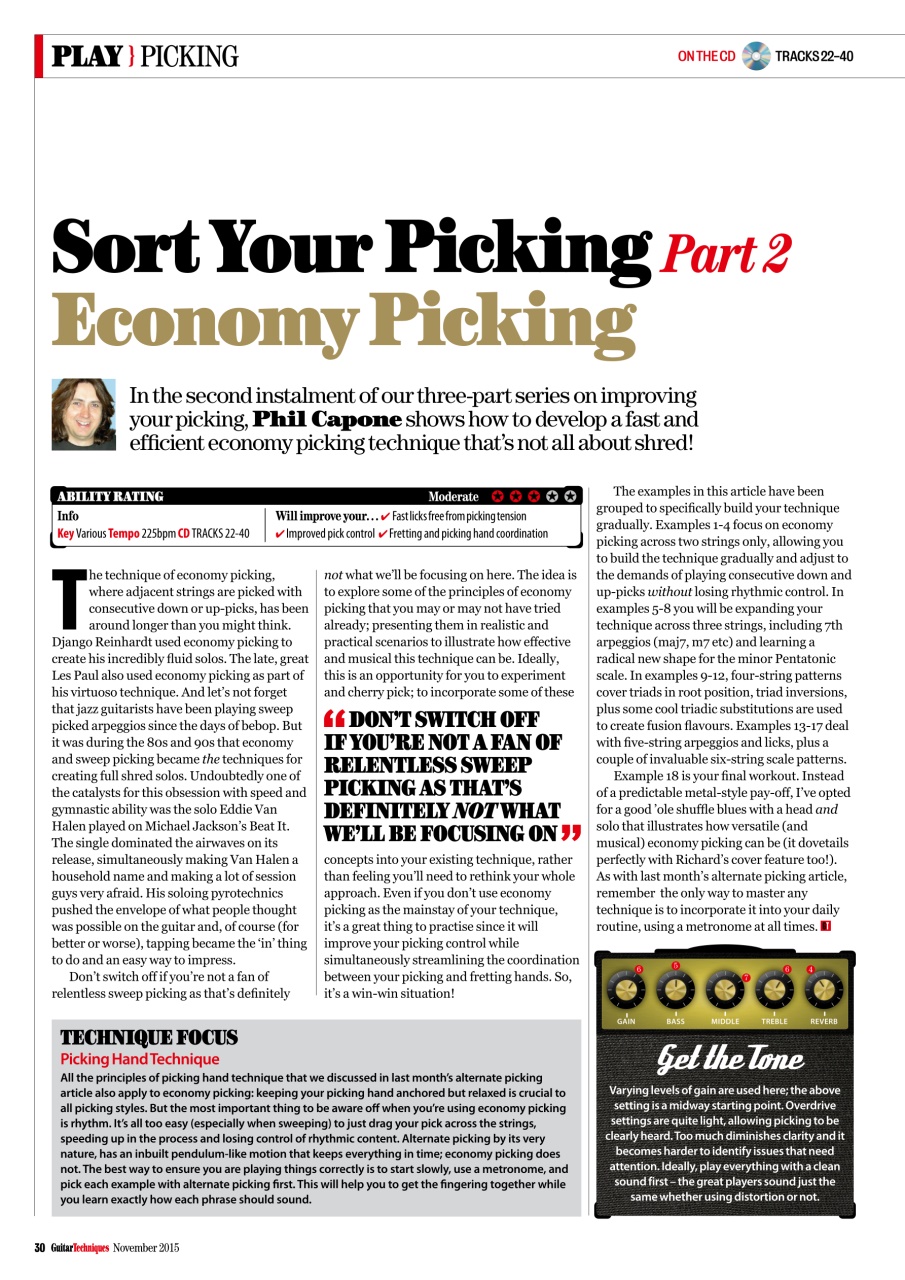 Guitar Techniques Preview Pages