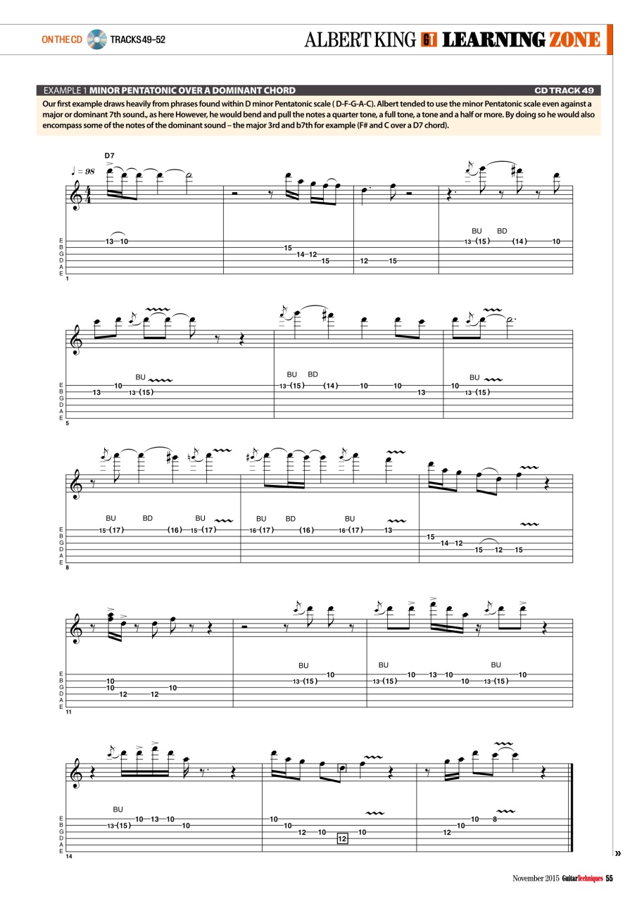 Guitar Techniques Preview Pages