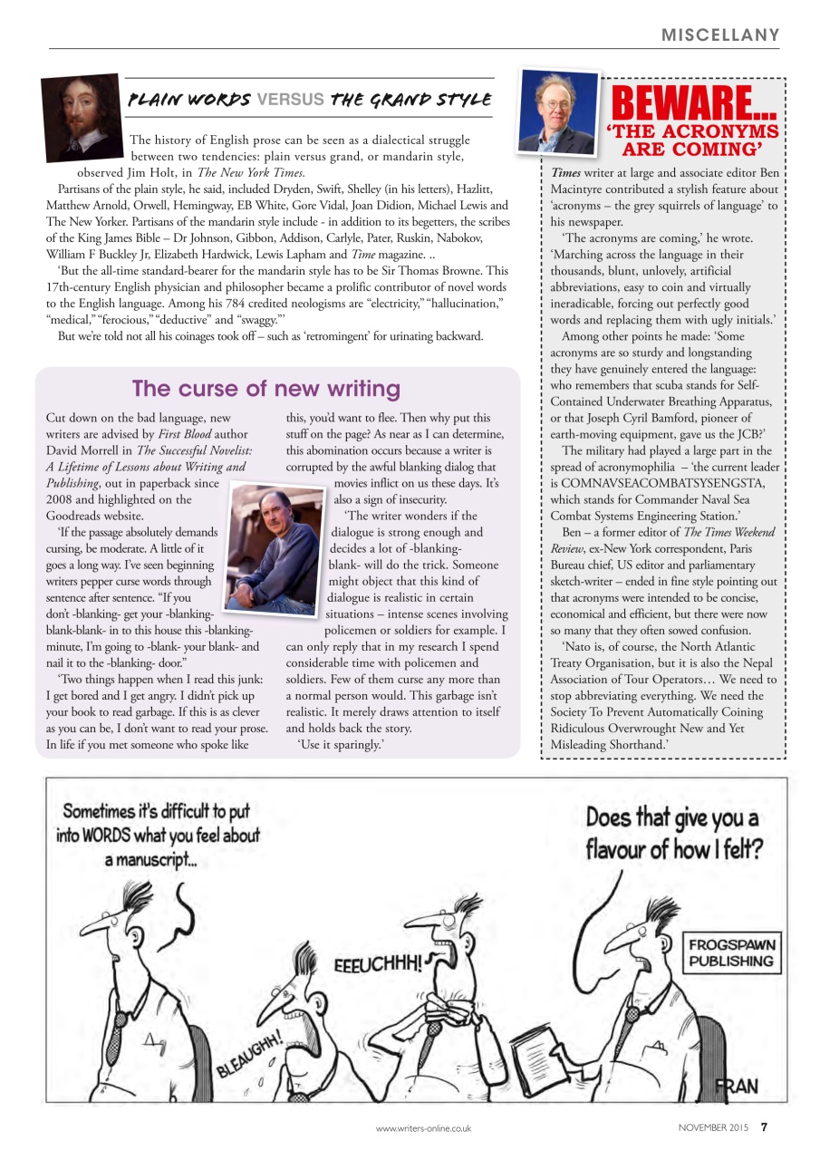 Writing Magazine Preview Pages