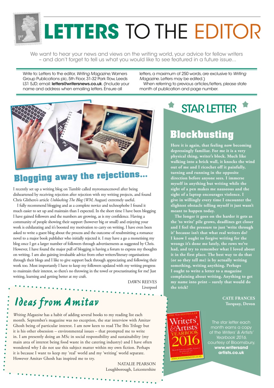 Writing Magazine Preview Pages
